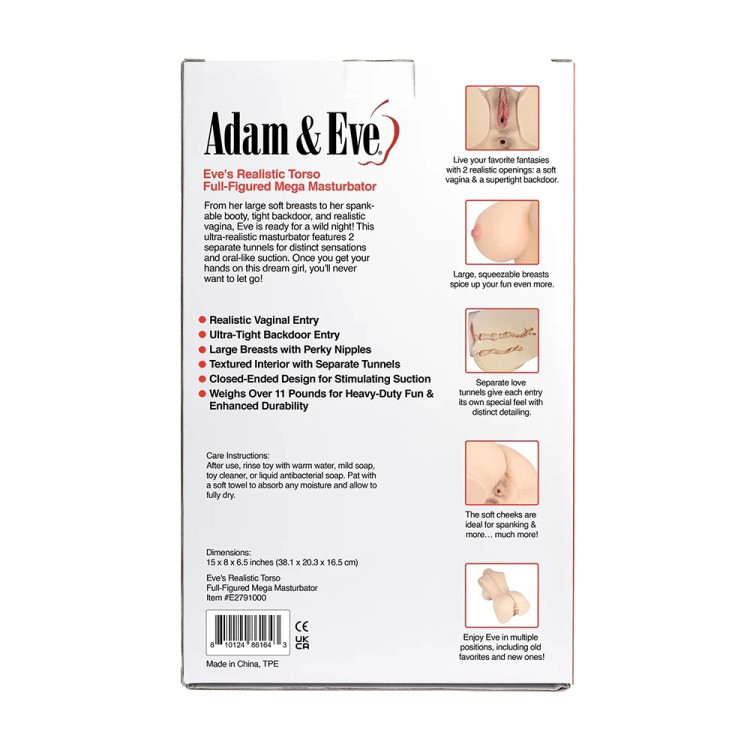 Eve's Realistic Torso Mega Masturbator Eve's Realistic Torso Mega Masturbator