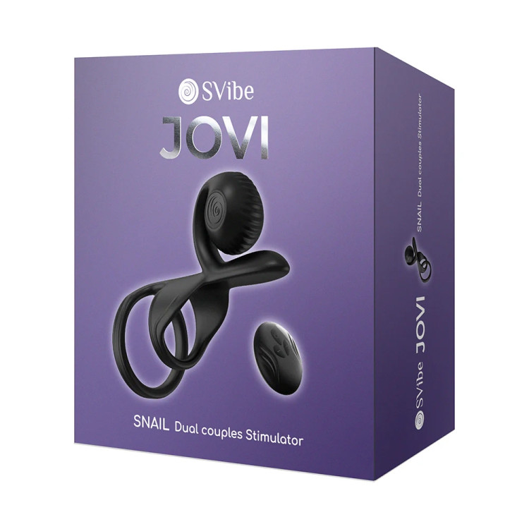 Snail Vibe Jovi Vibrating Couples Ring with Remote