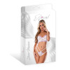 Magic Silk Sheer Passion Demi Bra & High Cut Tanga White/Lavender Magic Silk Sheer Passion Demi Bra & High Cut Tanga White/Lavender
