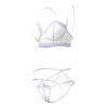 Magic Silk Sheer Passion Demi Bra & High Cut Tanga White/Lavender Magic Silk Sheer Passion Demi Bra & High Cut Tanga White/Lavender