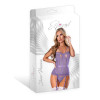 Magic Silk Sheer Passion Keyhole Basque & Crotchless G-String Very Peri Magic Silk Sheer Passion Keyhole Basque & Crotchless G-String Very Peri