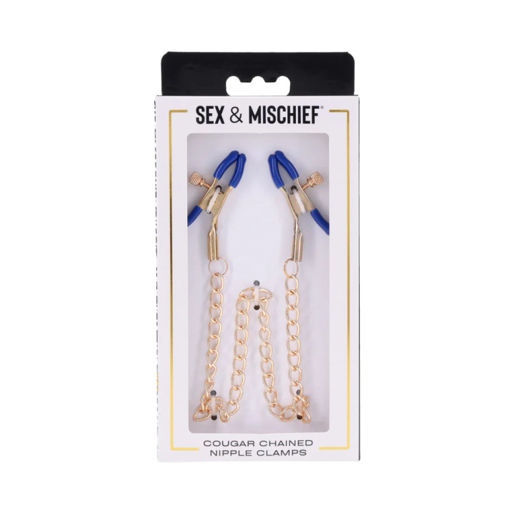 Cougar Chained Nipple Clamps Cougar Chained Nipple Clamps
