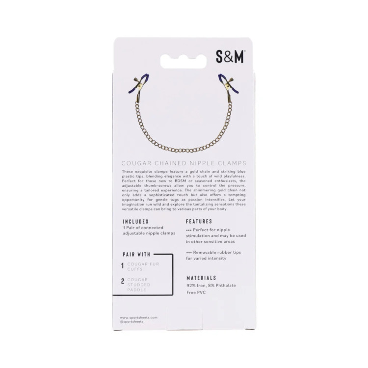 Cougar Chained Nipple Clamps Cougar Chained Nipple Clamps