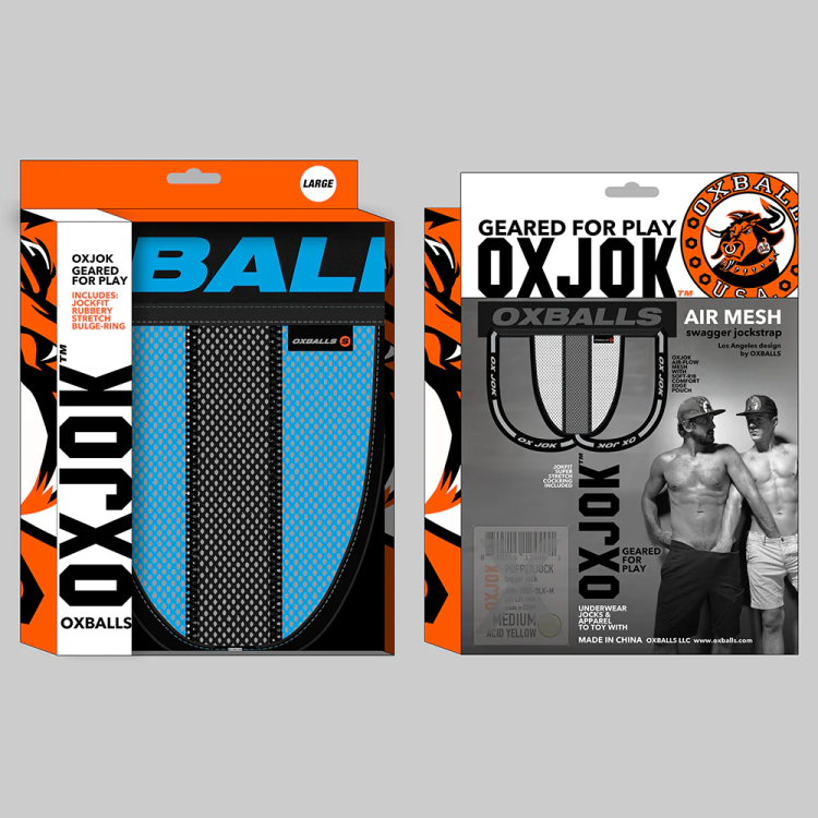 Oxjok Airmesh Swagger Slider Jock Strap Sky Blue Oxjok Airmesh Swagger Slider Jock Strap Sky Blue