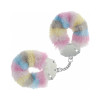Heavy-Duty Fluffy Handcuffs Rainbow 2 Heavy-Duty Fluffy Handcuffs Rainbow 2