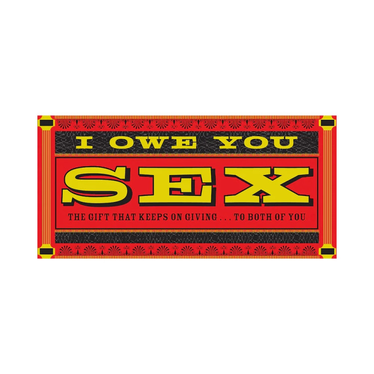 IOU Sex Gift Coupons IOU Sex Gift Coupons