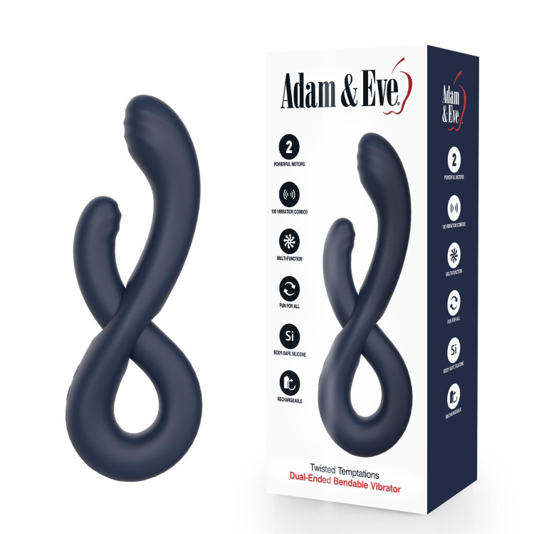 Twisted Temptations Dual-Ended Bendable Vibrator Twisted Temptations Dual-Ended Bendable Vibrator