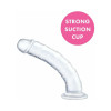 7.5 in. Ultracock Realistic Jelly Dildo Clear 7.5 in. Ultracock Realistic Jelly Dildo Clear