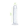 7.5 in. Ultracock Realistic Jelly Dildo Clear 7.5 in. Ultracock Realistic Jelly Dildo Clear