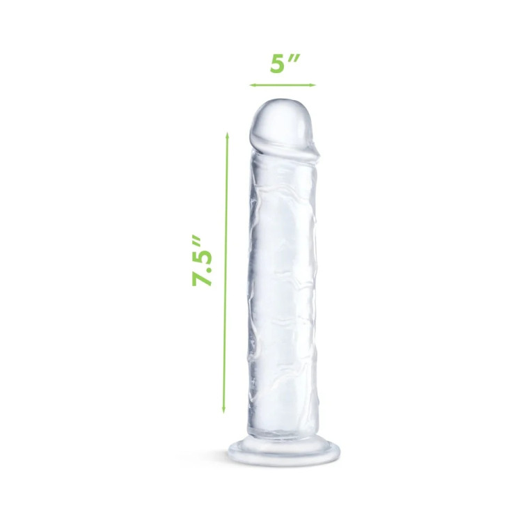 7.5 in. Ultracock Realistic Jelly Dildo Clear 7.5 in. Ultracock Realistic Jelly Dildo Clear