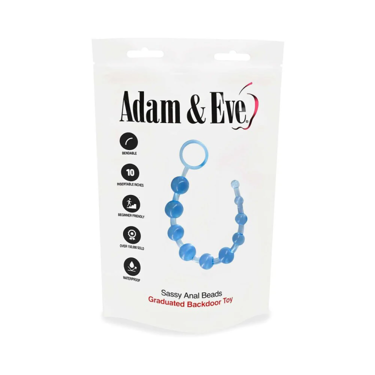 Sassy Anal Beads Blue Sassy Anal Beads Blue