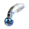 8.75 in. Glass Fairy Wand Dual Stimulator Dildo 8.75 in. Glass Fairy Wand Dual Stimulator Dildo