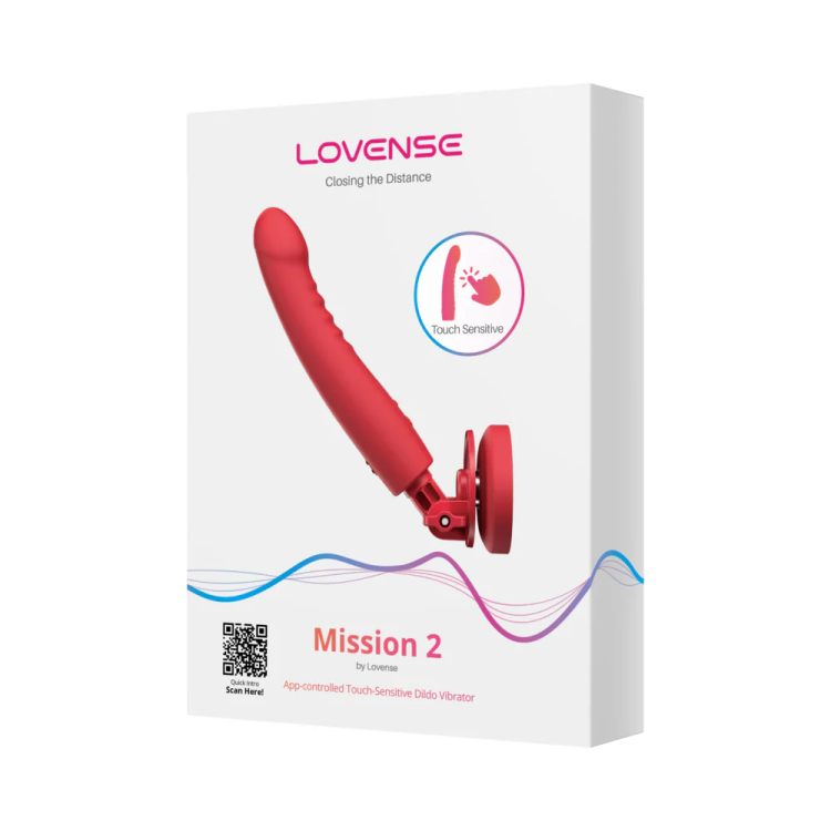 Lovense Mission 2 Vibrating Touch-Sensitive Dildo Lovense Mission 2 Vibrating Touch-Sensitive Dildo