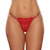 Allure 2 SEXY Lace Front Thong with 'Sexy' Jewel Details Red Allure 2 SEXY Lace Front Thong with 'Sexy' Jewel Details Red