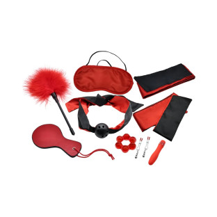 Sensual Scarlet Nights Collection 10pc Couples Bondage Set
