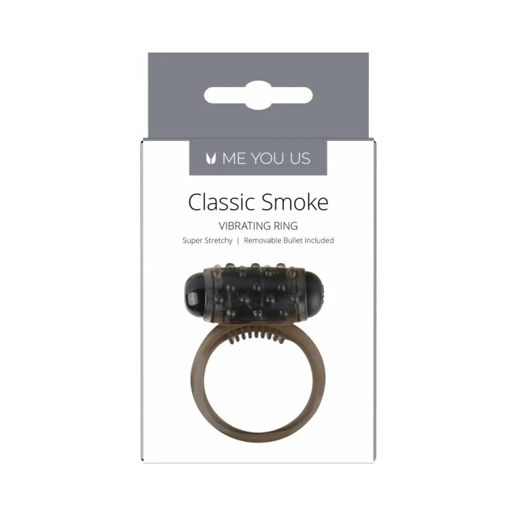 Classic Smoke Vibrating Couples Cock Ring