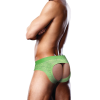 Prowler Lace Open Back Brief Neon Green Prowler Lace Open Back Brief Neon Green