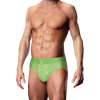 Prowler Lace Open Back Brief Neon Green Prowler Lace Open Back Brief Neon Green
