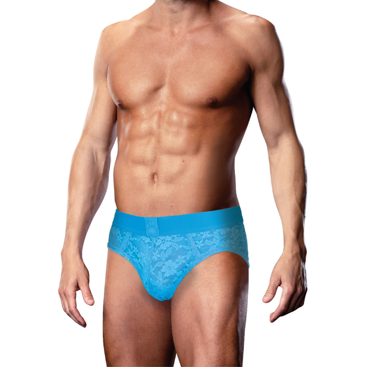 Prowler Lace Brief Neon Blue Prowler Lace Brief Neon Blue