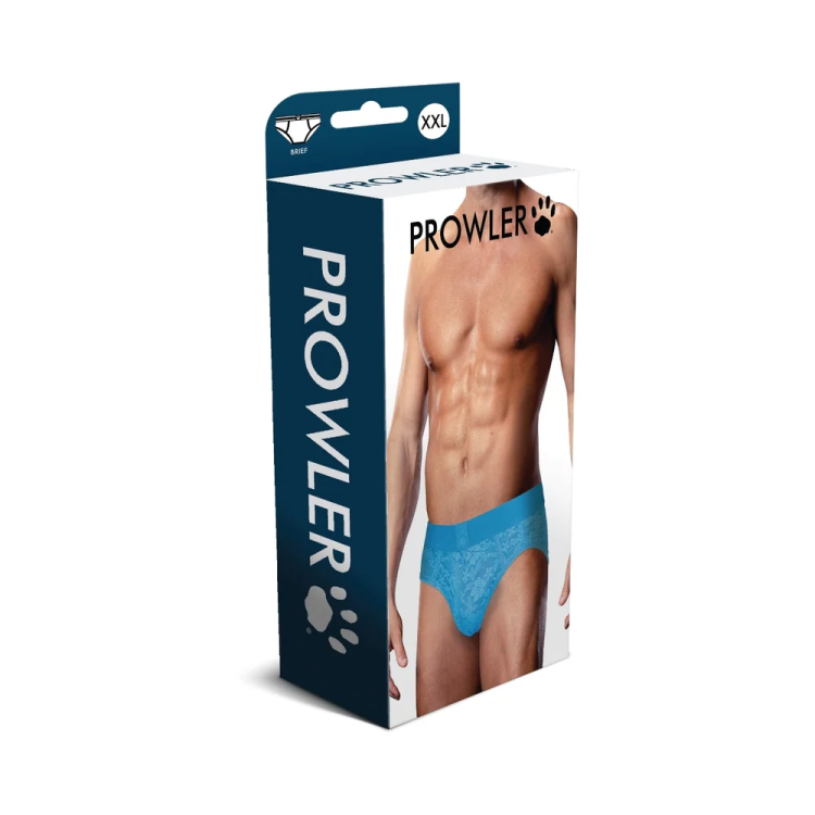 Prowler Lace Brief Neon Blue Prowler Lace Brief Neon Blue