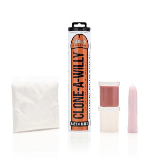 Clone-A-Willy Vibrator Molding Kit Medium Skin Tone