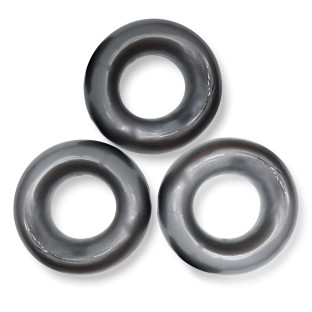 OxBalls Fat Willy 3-Pack Jumbo Cock Rings Steel