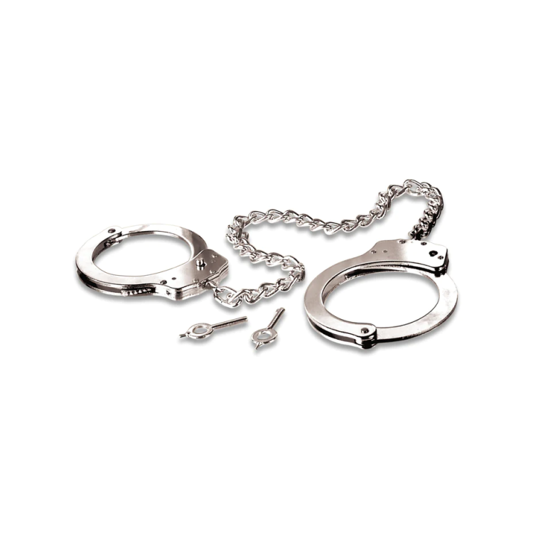 Metal Leg Cuffs Silver Metal Leg Cuffs Silver