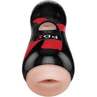 Vibrating Oral Stroker Beige