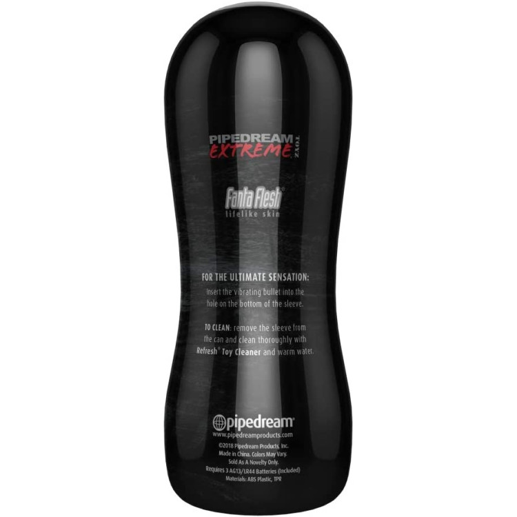 Vibrating Oral Stroker Beige