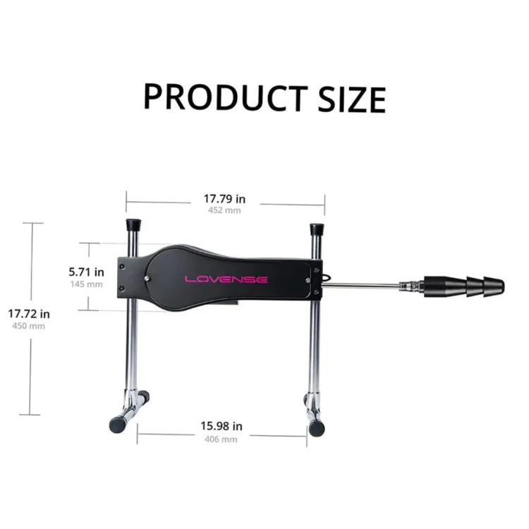 Lovense Bluetooth App-Compatible Sex Machine (80830) by Lovense | Remote-Controlled | SlipDix.com Lovense Bluetooth App-Compatible Sex Machine (80830) | SlipDix.com