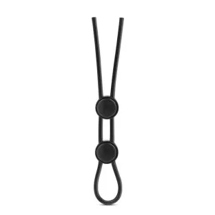 Double Loop Adjustable Silicone Cock Ring