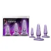 Anal 3-Piece Butt Plug Trainer Kit Purple Anal 3-Piece Butt Plug Trainer Kit Purple