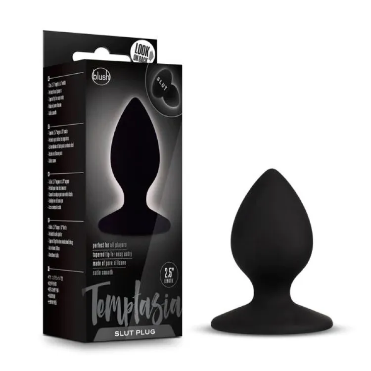 Anal 'Slut' Plug Silicone Butt Plug Anal 'Slut' Plug Silicone Butt Plug