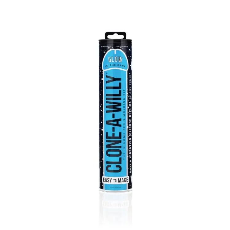 Clone-A-Willy DIY Vibrating Dildo Kit GITD Blue Clone-A-Willy DIY Vibrating Dildo Kit GITD Blue