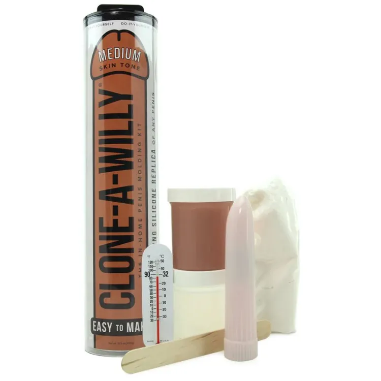 Clone-A-Willy DIY Vibrating Dildo Kit Light Brown Clone-A-Willy DIY Vibrating Dildo Kit Light Brown