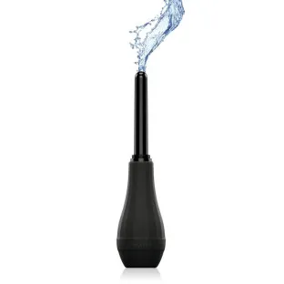 Perfect Fit Ergoflo Extra Anal Douche - Black