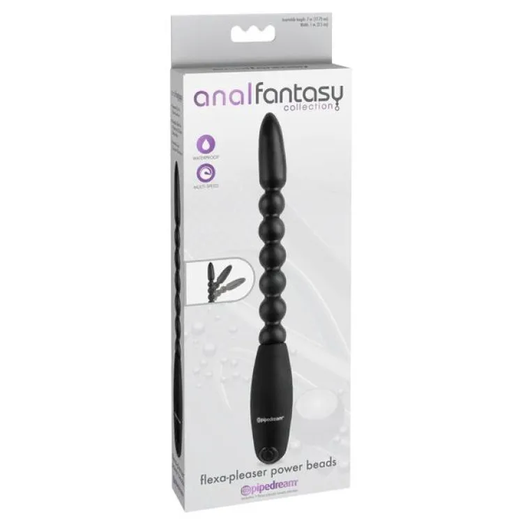 Anal Fantasy Collection Vibrating Bendable Flexa-Pleaser Power Anal Beads Anal Fantasy Collection Vibrating Bendable Flexa-Pleaser Power Anal Beads