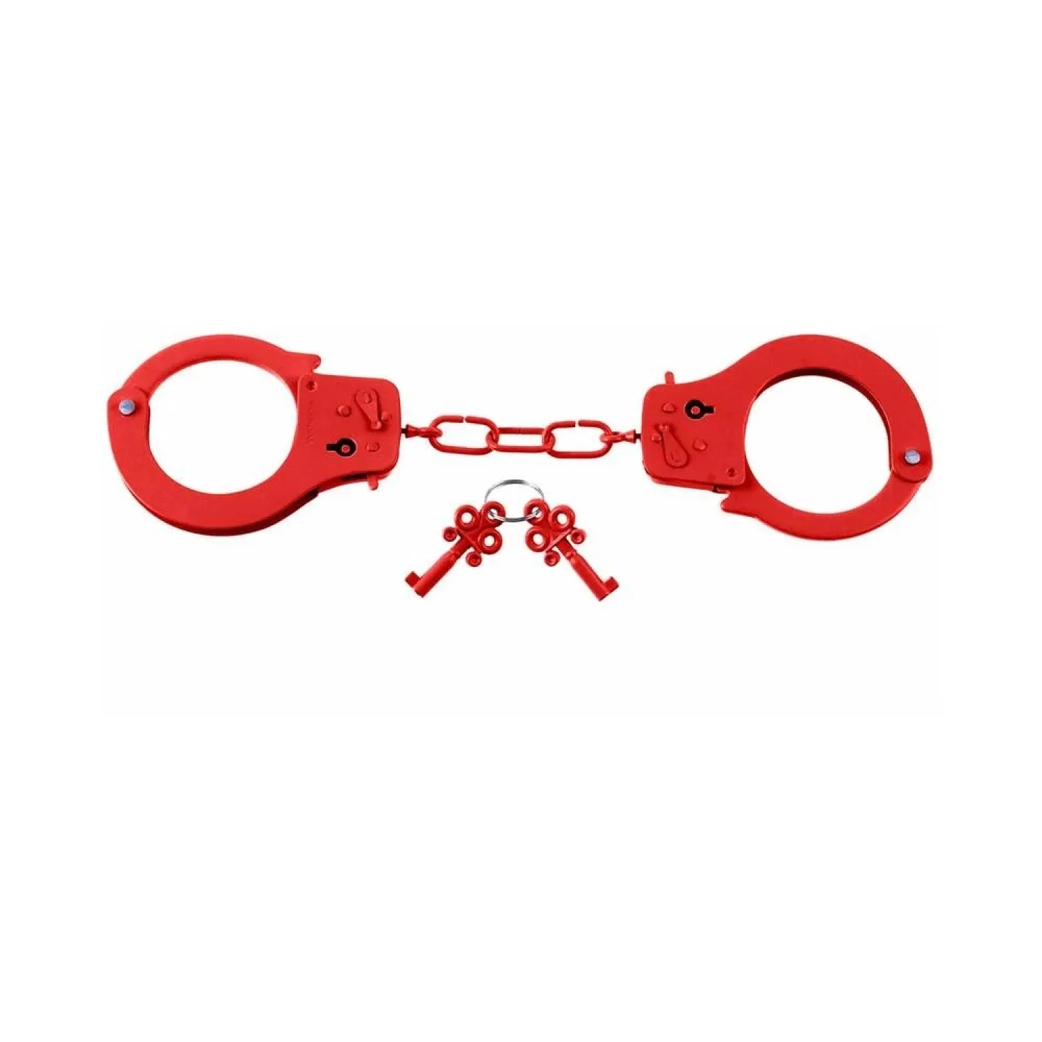 Metal Designer Handcuffs Red