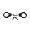 Metal Designer Handcuffs Black Metal Designer Handcuffs Black