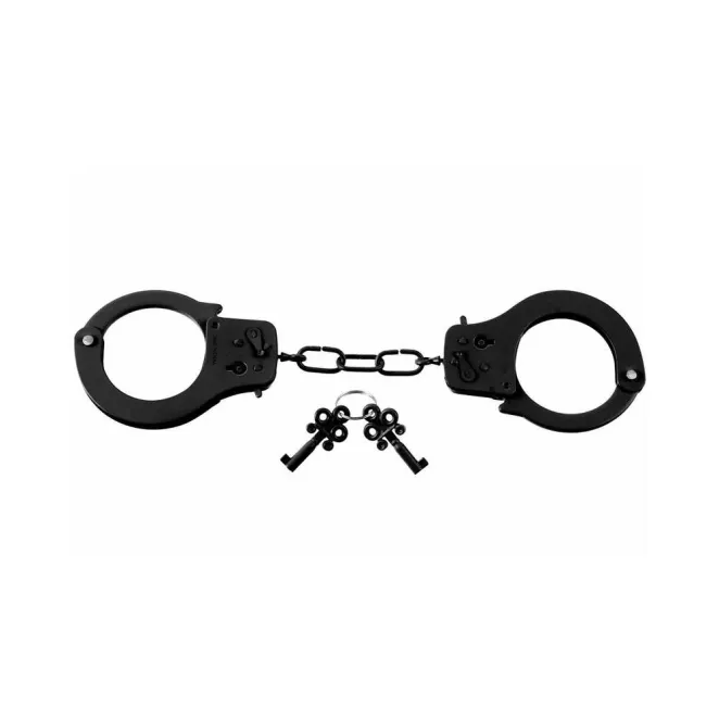Metal Designer Handcuffs Black