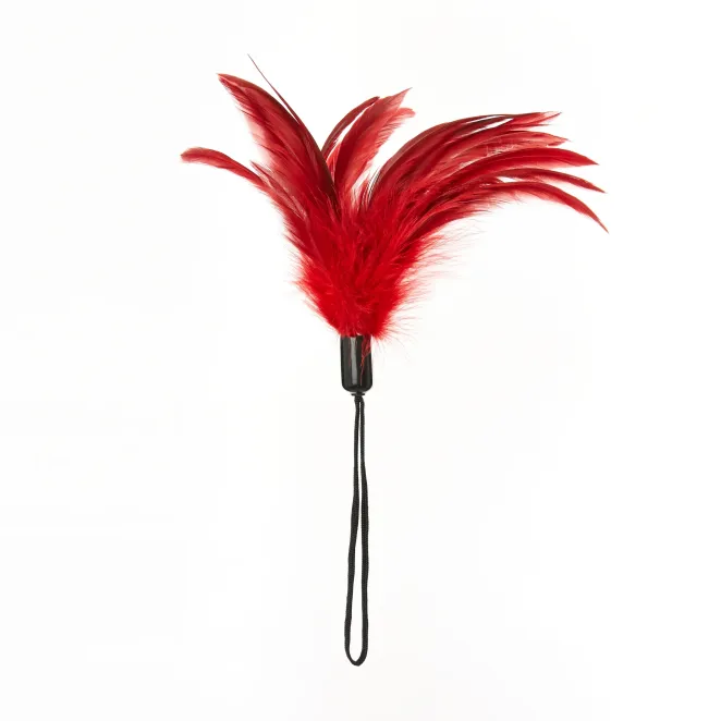 Pleasure Feather Tickler Red