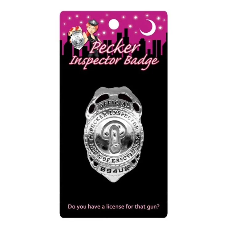 Official Pecker Inspector Badge Official Pecker Inspector Badge