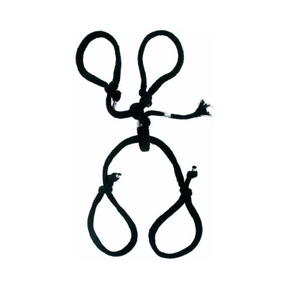 Silk Rope Hogtie Black