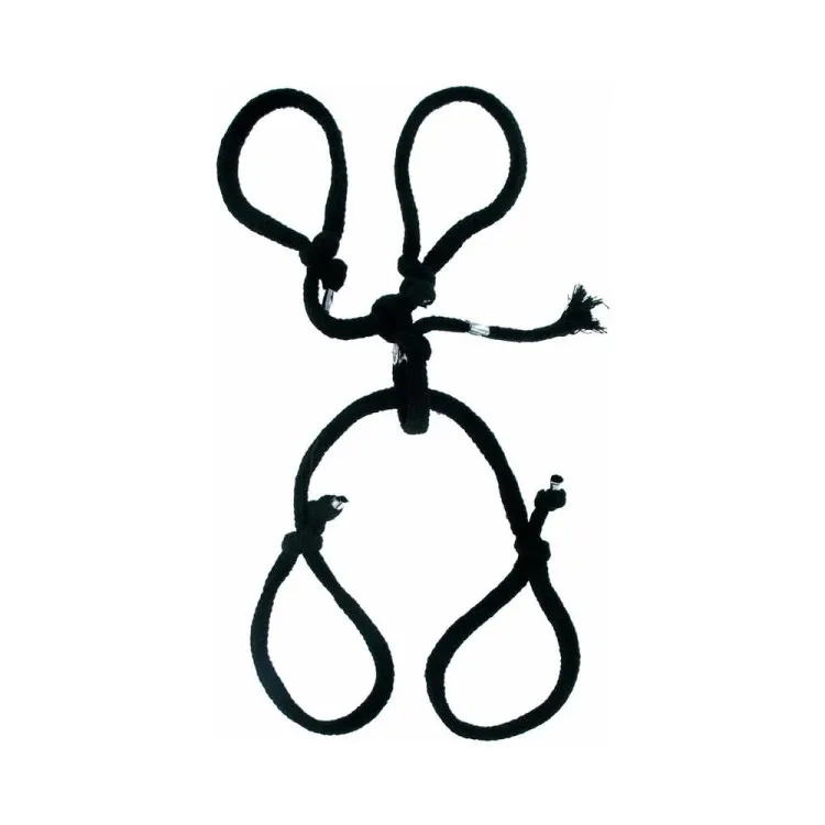 Silk Rope Hogtie Black Silk Rope Hogtie Black