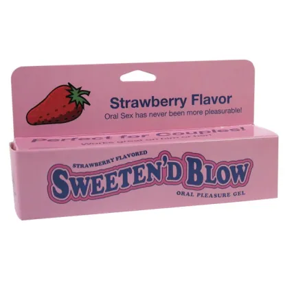Sweeten'd Blow Strawberry Oral Pleasure Gel 1.5 oz.