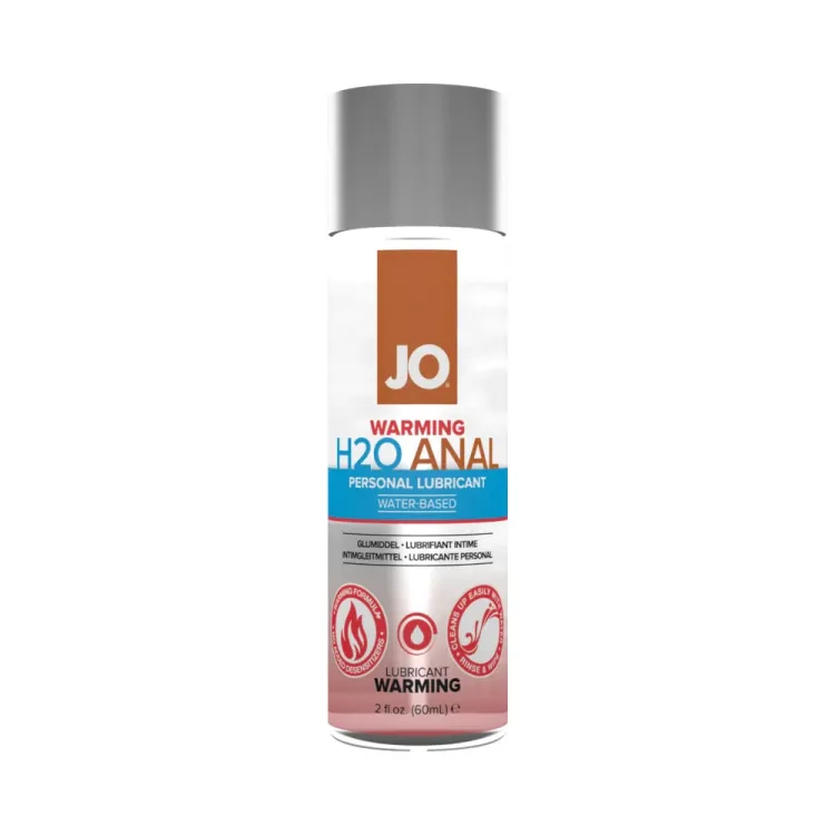 JO H2O Anal Warming Water-Based Lubricant 2 oz. JO H2O Anal Warming Water-Based Lubricant 2 oz.