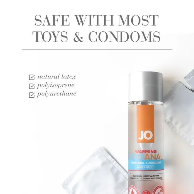 System JO H2O Warming Anal Lubricant 2 oz.