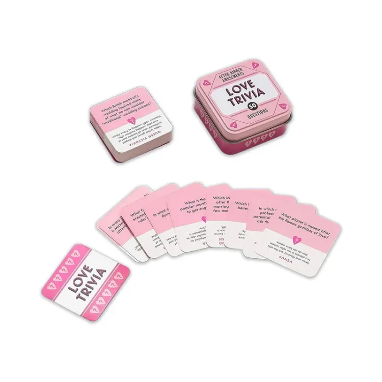 After Dinner Amusements Love Trivia 50 Questions Game After Dinner Amusements Love Trivia 50 Questions Game