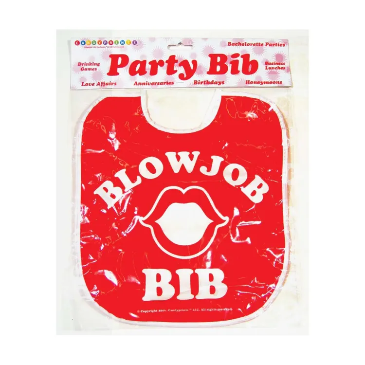 Blow Job Bib Red Blow Job Bib Red