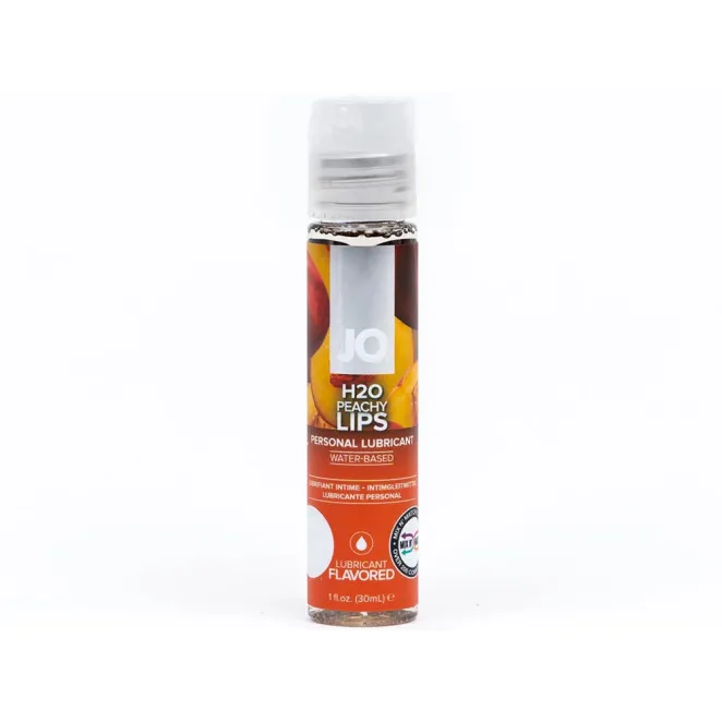 System JO Peachy Lips Lubricant 1 oz.